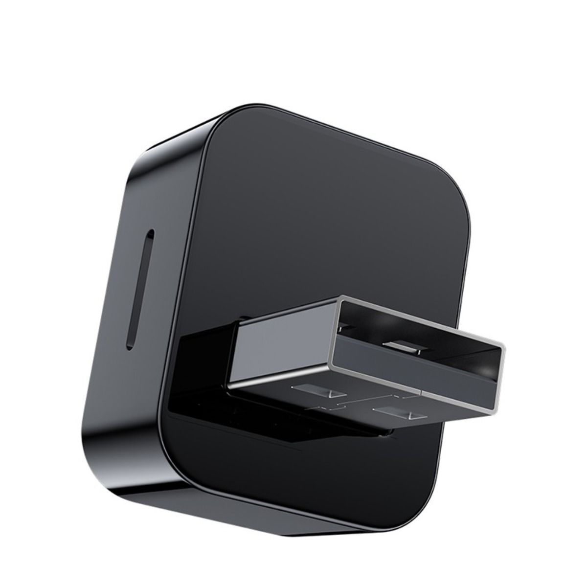 Wireless CarPlay Android Auto 2-in-1 Smart Car Connection Box for Apple iPhone and Android Devices, Size 33, Black