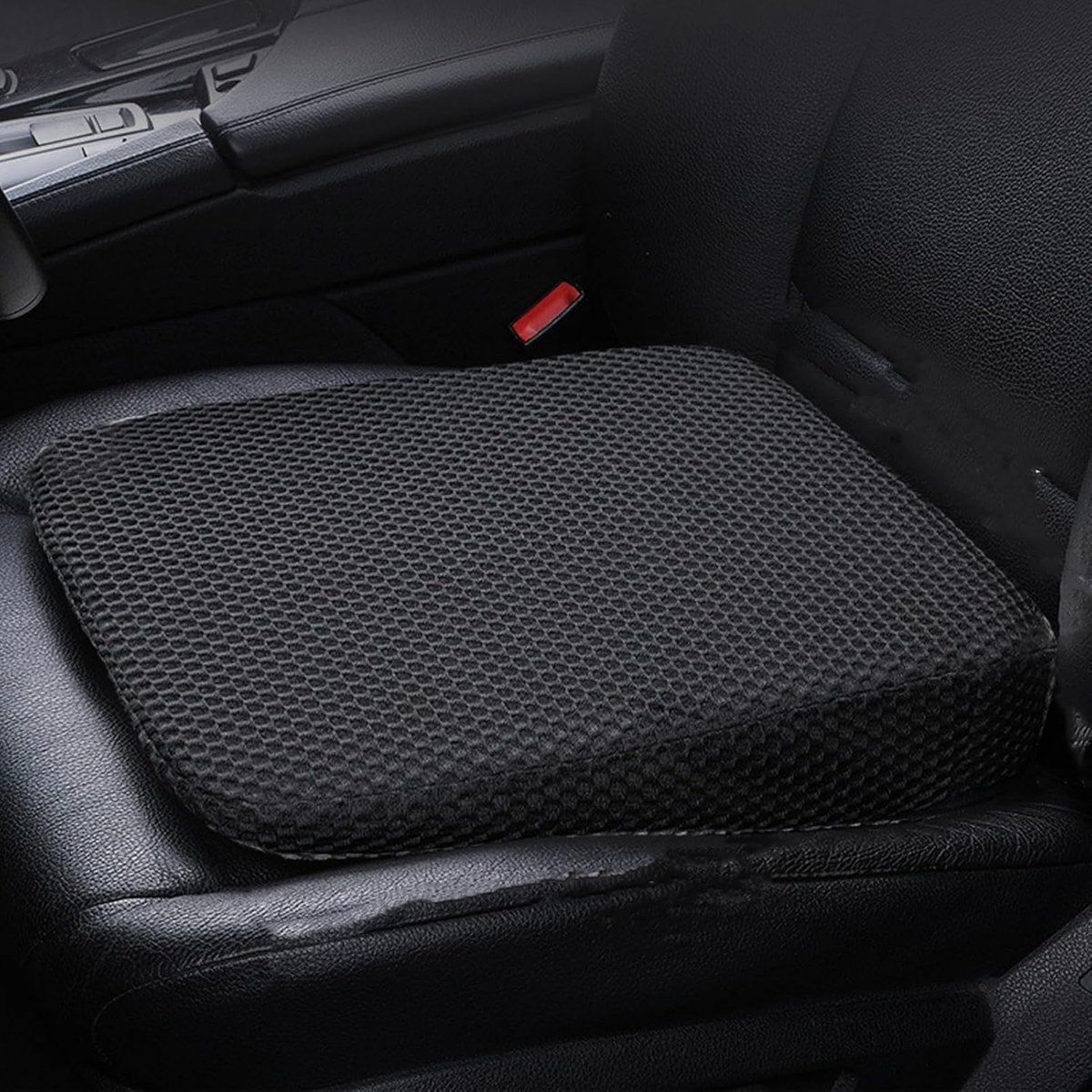 Non-Slip Car Seat Cushion for Adults, Thick Hip Support Cushion for Truck SUV Sedan and Office Chair, Back Tailbone Relief