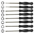 8 Pack Assorted Carburetor Screwdrivers, Adjustment Tool Set for 2-Stroke Engines, Non-Slip Square Handle Tools