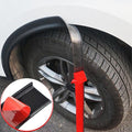 Universal Rubber Fender Flares, Car Wheel Arch Wing Expander Eyebrow Mudguard Lip Body Kit Protection, Black, 3m x 3cm