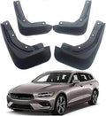 Mudguards for Volvo V60 MK II Estate 2019-2021, Molded Front and Rear Splash Guards, Semi-Rigid ABS Plastic Set