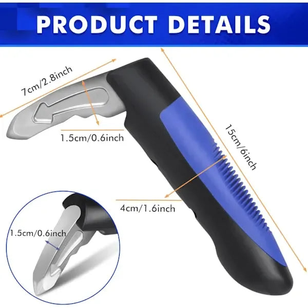 Car Assist Handle for Elderly, Vehicle Support Handle with Emergency Hammer Window Breaker for Entry and Exit, Red