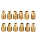 12pcs Mikuni VM TM TMX Carburetor Main Jet Kit, 90-200 Metal Gold Jets for Flat Slide Carburetor Tuning Kit Set