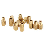 12pcs Mikuni VM TM TMX Carburetor Main Jet Kit, 90-200 Metal Gold Jets for Flat Slide Carburetor Tuning Kit Set