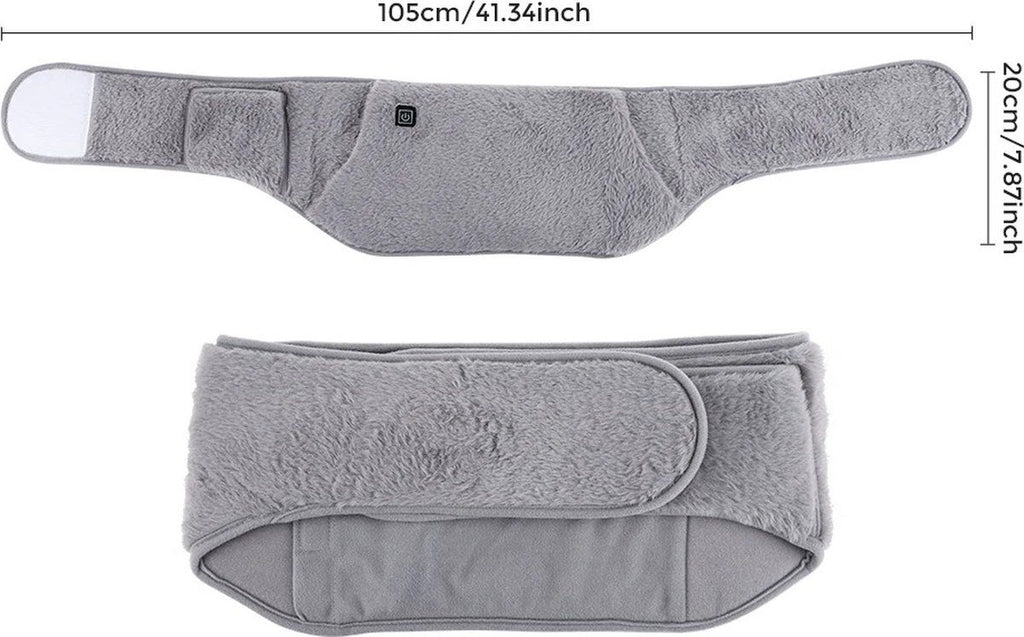 Electric Belly Warmer and Hand Warmer Heating Belt for Menstrual Pain and Lower Back Relief, Soft Belt, 3 Heat Settings