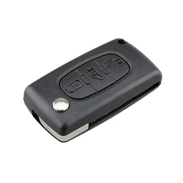 3 Button Key Fob Remote Control Case Cover for Peugeot Partner Citroen Berlingo Dispatch, Replacement Shell Only