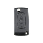 3 Button Key Fob Remote Control Case Cover for Peugeot Partner Citroen Berlingo Dispatch, Replacement Shell Only