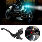 Foldable Clutch Lever with Bracket for 50cc-125cc Dirt Pit Bike, 22mm 7/8in Handlebar, 8mm Cable Housing Fitting
