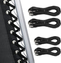 Zero Gravity Chair Replacement Cord Kit, Universal Repair Cords for Recliner Lounge Chairs, 4 Pcs, Black, Replacement Use