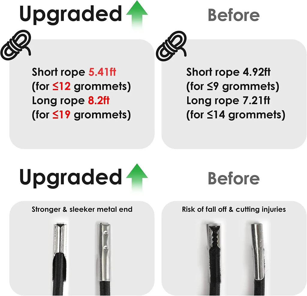 Zero Gravity Chair Replacement Cord Kit, Universal Repair Cords for Recliner Lounge Chairs, 4 Pcs, Black, Replacement Use