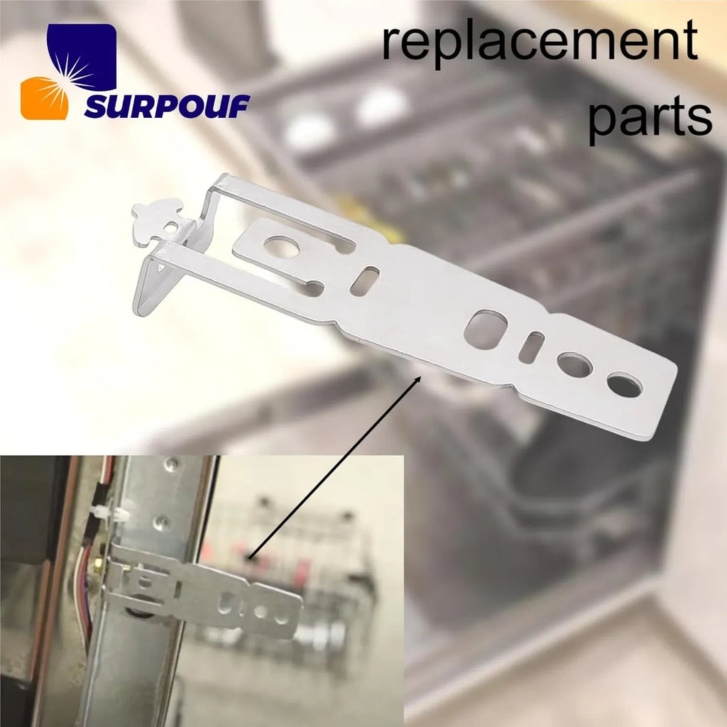 Dishwasher Mounting Bracket 4 Pack WD01X27759 Replacement Parts for GE Hotpoint Dishwashers Silver, Replacement Use