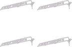Dishwasher Mounting Bracket 4 Pack WD01X27759 Replacement Parts for GE Hotpoint Dishwashers Silver, Replacement Use