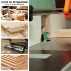 Keyhole Router Bits Set, 1/4 Inch Shank T Slot Milling Cutters for Woodworking, 6 Piece Set, Practical Everyday Use