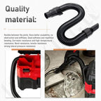 Vacuum Hose Assembly Replacement with Internal Storage Compatible with 18V 28V Wet Dry Vacuums 14 37 0105 Black
