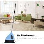 2 In 1 Cordless Vacuum Sweeper Broom, USB Rechargeable Strong Suction Quiet Cleaner for Household Bedroom Hotel Office