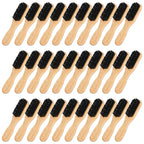 20 Pack Boar Bristle Hair Brushes, Soft Natural Bristles, Wooden Handle, for Women Men Thick Fine Hair, Natural Wood