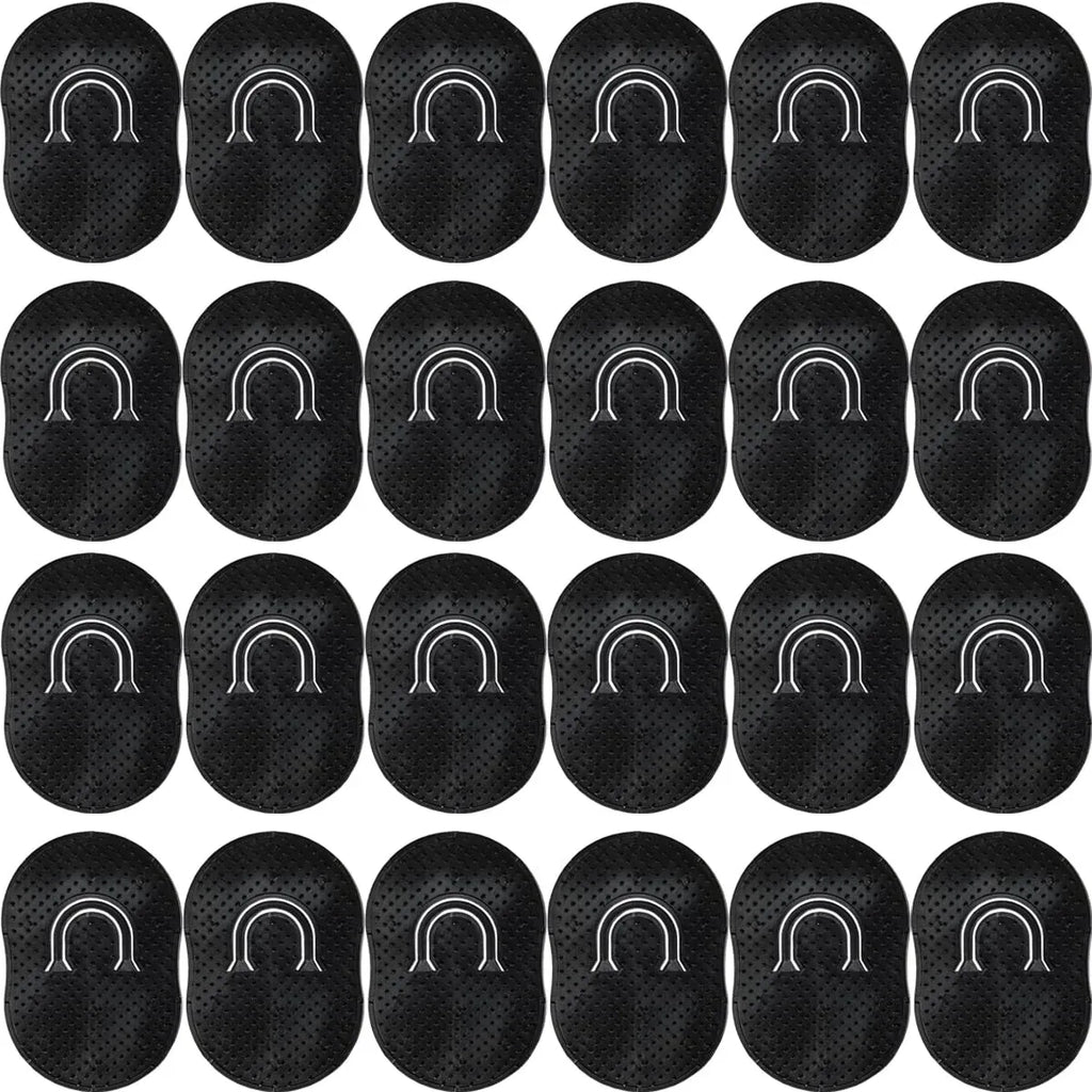 24 Pcs Pocket Palm Combs Soft Portable Scalp Massager Hair Brush for Men and Women, Black, Daily Comfort Use, for Men Women and Everyday Wear