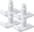 Universal Walker Ski Glides 4 Pack, Mobility Aid Accessory for Seniors, White, Practical Everyday Use, Durable Replacement Accessory