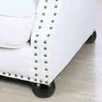 4 Pcs Solid Wood Furniture Legs Round Bun Feet Replacement for Sofa Couch Chair Black 2 Inch, Replacement Use, Daily Comfort Use