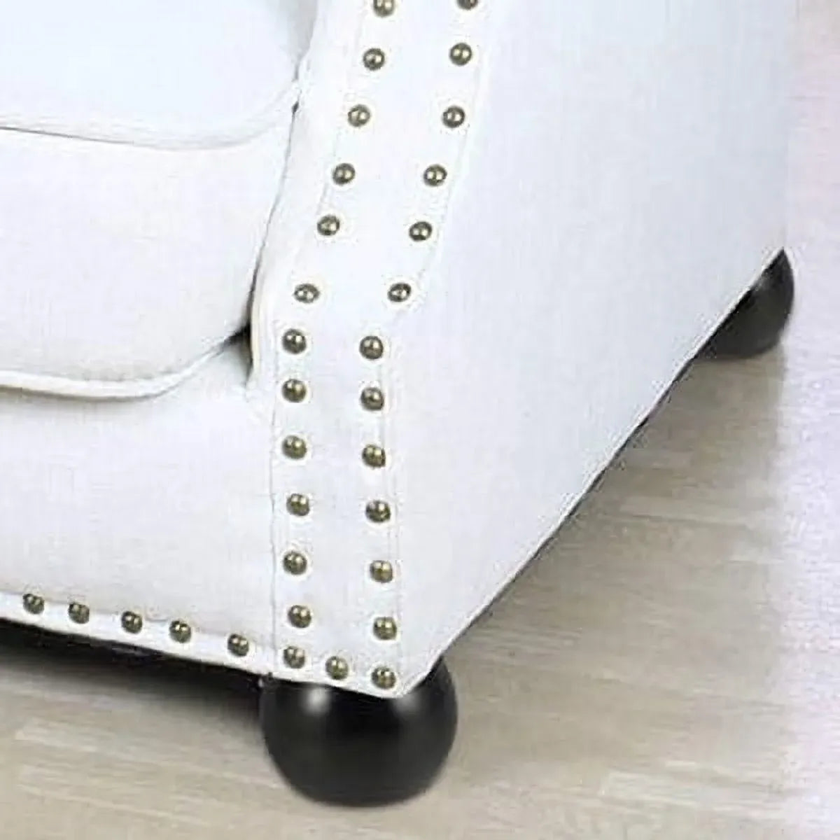4 Pcs Solid Wood Furniture Legs Round Bun Feet Replacement for Sofa Couch Chair Black 2 Inch, Replacement Use, Daily Comfort Use