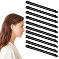 Jumbo Metal Bobby Pins, Glossy Hair Clips for Thick Long Hair, 50 Pcs, Black, Daily Comfort Use, for Men Women and Everyday Wear