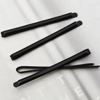 Jumbo Metal Bobby Pins, Glossy Hair Clips for Thick Long Hair, 50 Pcs, Black, Daily Comfort Use, for Men Women and Everyday Wear