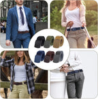 6 PCS Heavy Duty Nylon Webbing Canvas Belts for Men and Women, Outdoor Hiking and Casual Wear, Multicolor, Heavy Duty Use