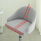2 Pack Bar Stool Slipcovers Stretch Swivel Chair Covers with Back for Armchair Kitchen Island Floral Mixed color