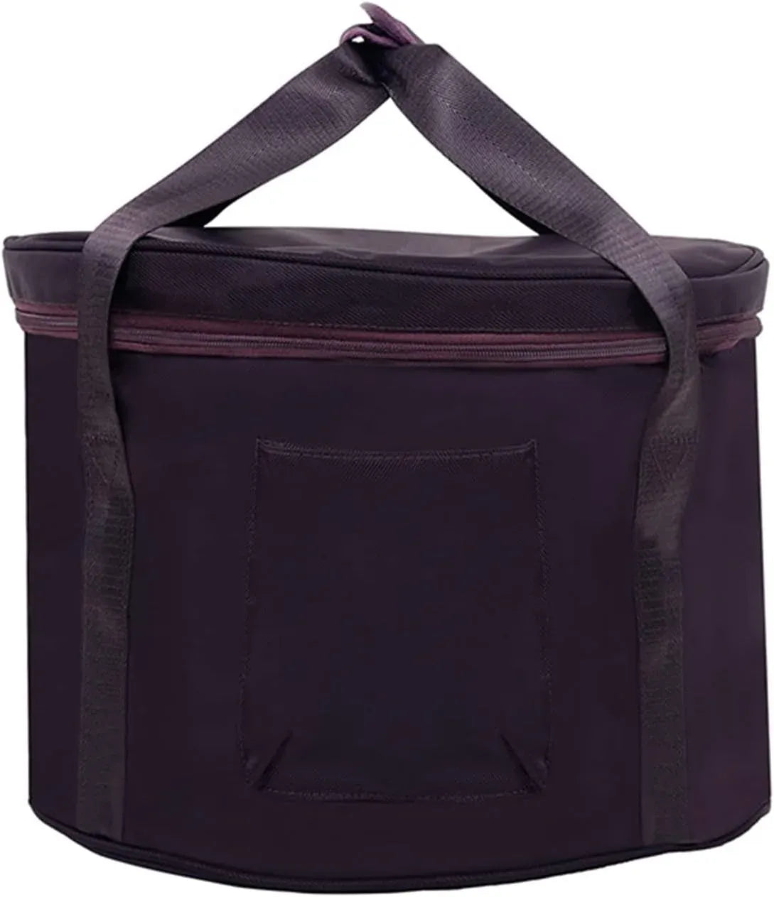 Singing Bowl Carry Bag with Handle, Thickened Padded Travel Case for Yoga Meditation Sound Bowl, Purple, 14 inches Size