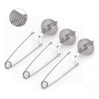 WOVELOT Premium Stainless Steel Tea Strainers (3 Count)