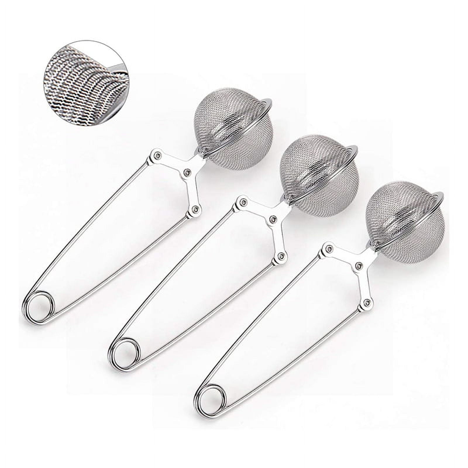 WOVELOT Premium Stainless Steel Tea Strainers (3 Count)