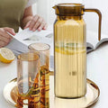 Water Pitcher with Lid, 2 L Plastic Pitcher for Tea & Juice Water, Hot/Cold Water Jug, Tea Pitcher, Juice Pitcher, 13.5 x 7.2 x 4.7 Inch Z-3-Coffee