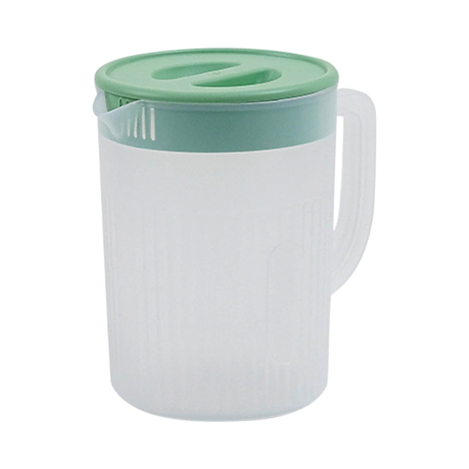 Water Pitcher with Lid, 2 L Plastic Pitcher for Tea & Juice Water, Hot/Cold Water Jug, Tea Pitcher, Juice Pitcher, 13.5 x 7.2 x 4.7 Inch Z-4-B