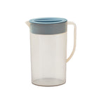 Water Pitcher with Lid, 2 L Plastic Pitcher for Tea & Juice Water, Hot/Cold Water Jug, Tea Pitcher, Juice Pitcher, 13.5 x 7.2 x 4.7 Inch Z-8-Blue