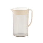 Water Pitcher with Lid, 2 L Plastic Pitcher for Tea & Juice Water, Hot/Cold Water Jug, Tea Pitcher, Juice Pitcher, 13.5 x 7.2 x 4.7 Inch Z-8-White