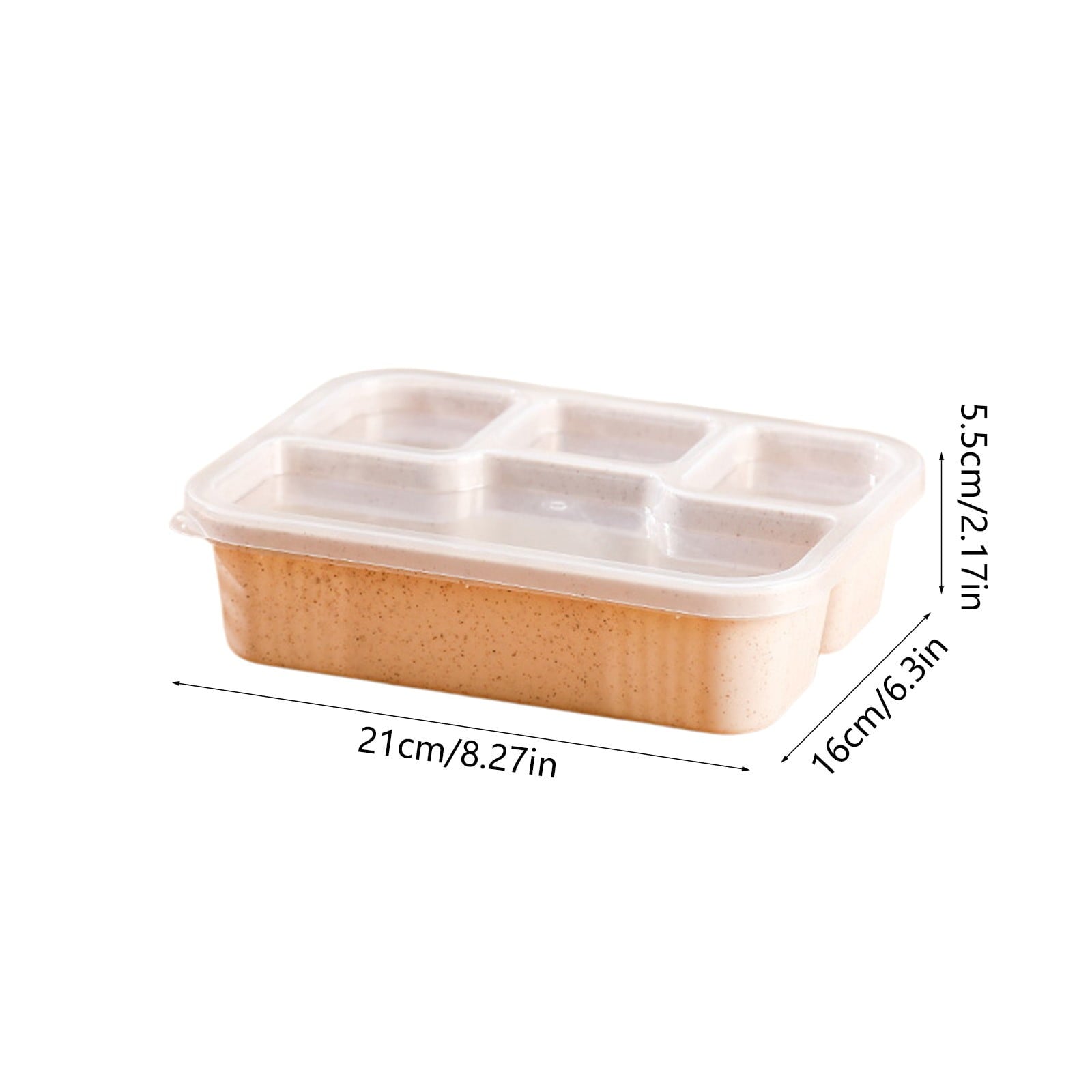 Xuniizn Bento Box Adult Lunch Box, Containers for Adults Men Women, Lunchable Food Container with Utensils, Sauce Jar, Muffin Liners, Microwave & Dishwasher Safe Beige