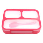 Xuniizn Bento Box Adult Lunch Box, Containers for Adults Men Women, Lunchable Food Container with Utensils, Sauce Jar, Muffin Liners, Microwave & Dishwasher Safe Red