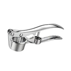 Stainless Steel Garlic Press Rocker, Garlic Mincer With Studs, Heavy Duty Garlic Chopper, Effective Garlic Peeler, Easy to Clean Kitchen Gadget for Minced Garlic, Dishwasher Safe 【500+ bought since yesterday】B