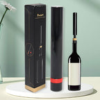 Bottle Opener , Innovative Needle Air Pressure Stylish Wine Opener Portable Home Quick Opening Tool Designed for Those Pursuing Taste. Red