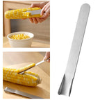 Corn Peeler , Corn Prep Peeler Joochi Stainless Corn Stripping Tool Corn Cobber Remover Tools Cob Corn Stripper Quickly Fresh Silver