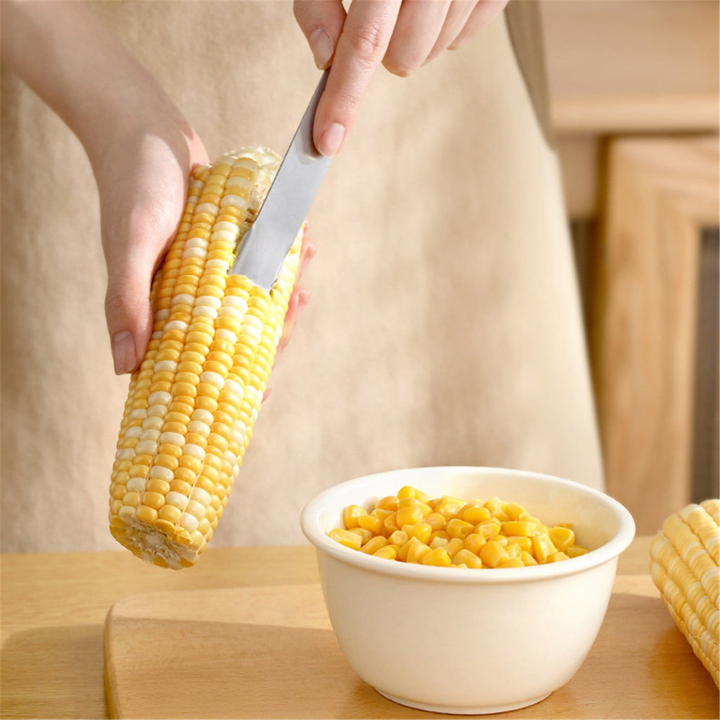 Corn Peeler , Corn Prep Peeler Joochi Stainless Corn Stripping Tool Corn Cobber Remover Tools Cob Corn Stripper Quickly Fresh Silver