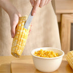 Corn Peeler , Corn Prep Peeler Joochi Stainless Corn Stripping Tool Corn Cobber Remover Tools Cob Corn Stripper Quickly Fresh Silver