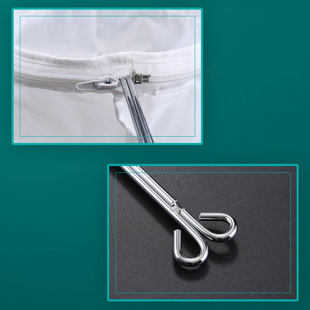 Strainers , 1Reusable Coffee Powder Tea Mesh Filter Bag with Stainless Handle Cotton Cloth Strainer As shown