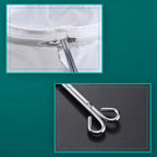 Strainers , 1Reusable Coffee Powder Tea Mesh Filter Bag with Stainless Handle Cotton Cloth Strainer As shown