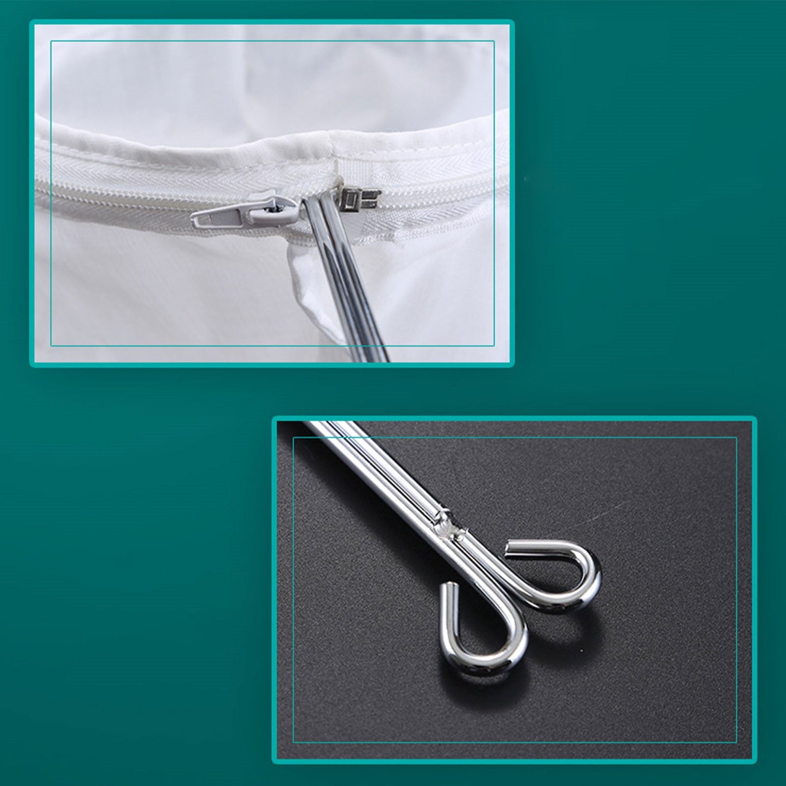 Strainers , 1Reusable Coffee Powder Tea Mesh Filter Bag with Stainless Handle Cotton Cloth Strainer As shown