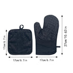 Oven Mitts ! Microwave Silicone Insulation Gloves Thickened Anti-Slip Kitchen Oven Baking Anti-Scalding Gloves, Include 1 Heat Resistant Oven Mitt Silicone Oven Mitt AS shown