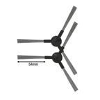 4pcs Easy Installation Robot Vacuum Cleaner Side Brush Accessories Robot Side Brush Smile Home