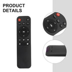 Irbis 0121 0321 Robotic Vacuum Cleaner Replacement Remote Control Black Accessories For Midea Vcro4W Mamibot Provac Redmond Vr 1321S Kabum Smart 100 Teendow Br151