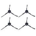 Pack of 4 High Efficiency Side Brushes Easy Installation Sweeper Parts Corner Cleaning Brushes for Robotic Vacuum