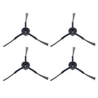 Pack of 4 High Efficiency Side Brushes Easy Installation Sweeper Parts Corner Cleaning Brushes for Robotic Vacuum